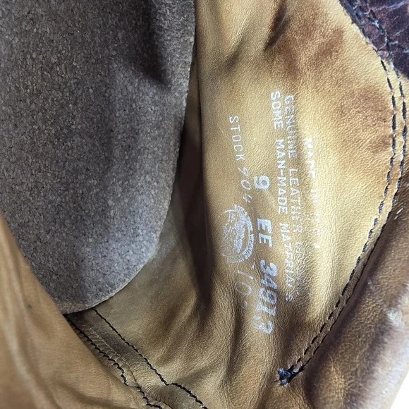 Filson Uplander Chukka Boots Brown Leather Men's 9 EE‎ Moc Toe 904 - Picture 6 of 16